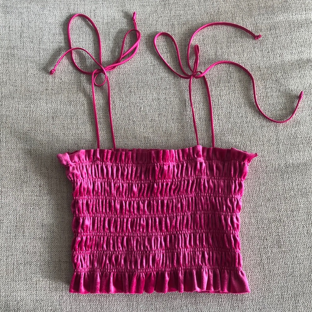 Velvet Tube Top